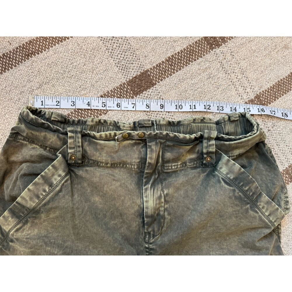 We The Free People Can’t Compare Slouch Pants Large Army Green Cargo - Picture 7 of 11